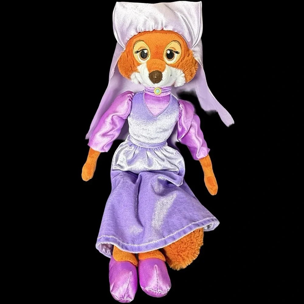 Disney Store Robin Hood‎ Fox Maid Marian 17 Inch Plush Stuffed Animal HTF